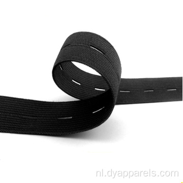 20 mm knoopsgat elastisch verstelbare elastische band